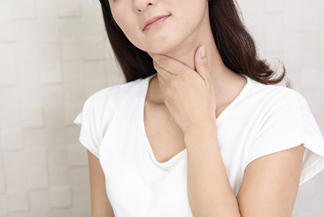 くびに気になる「しこり」はありませんか。
